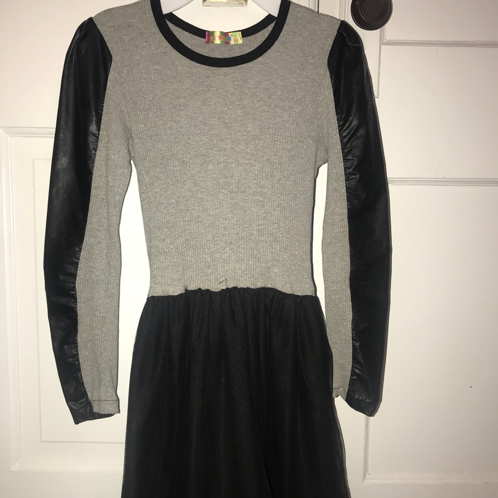 Black and grey dress